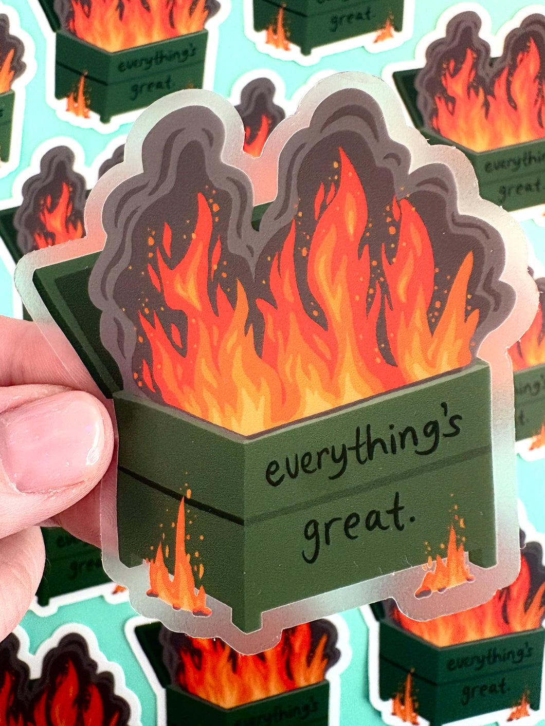 Everything’s Great Sticker