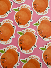 Load image into Gallery viewer, As Peachy As They Get Sticker
