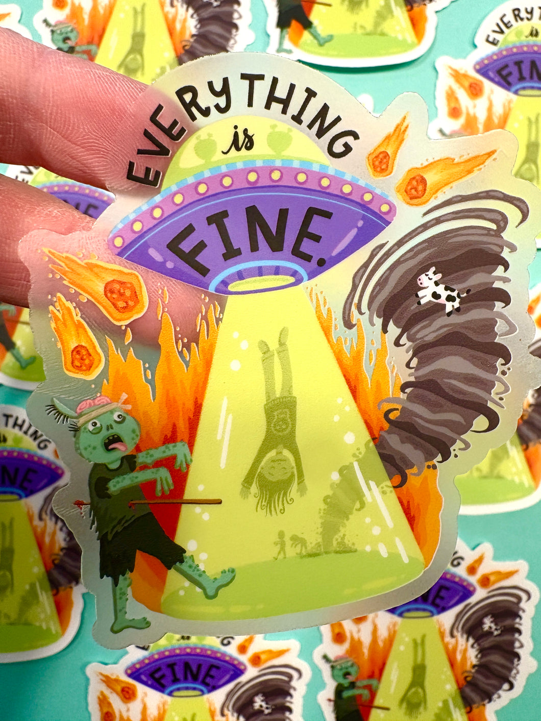 Everything is Fine Sticker