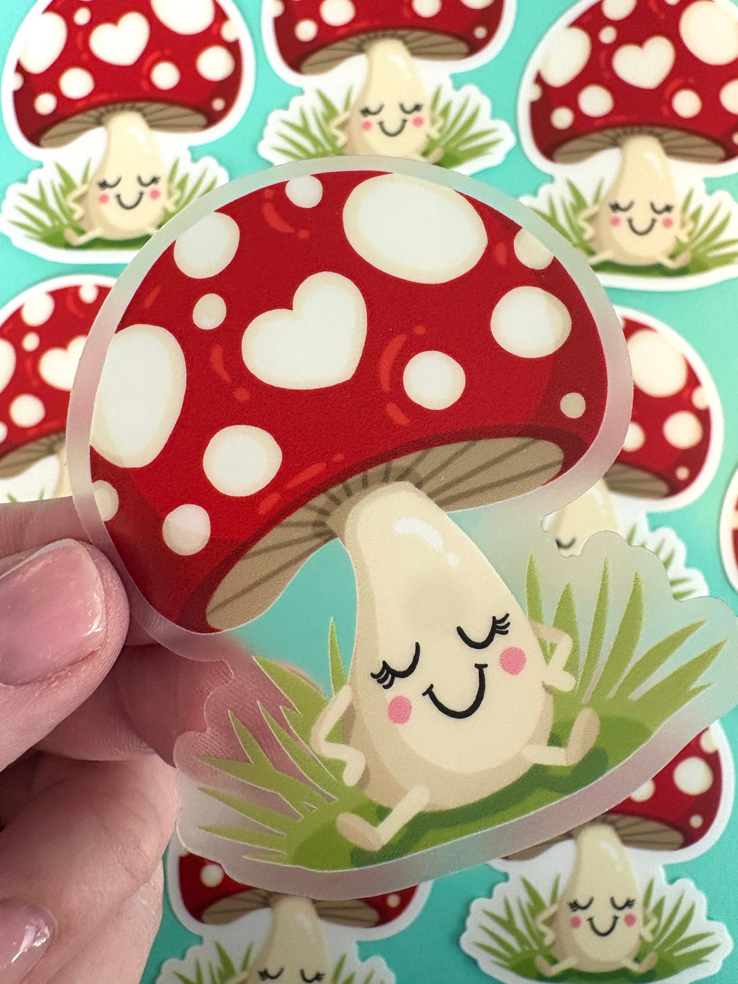 Miss Mushroom Sticker