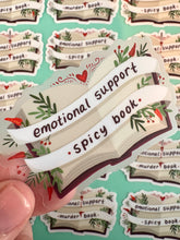 Load image into Gallery viewer, Emotional Support Spicy Book Sticker
