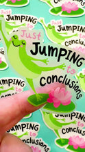 Load and play video in Gallery viewer, Jumping to Conclusions Sticker
