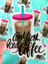 Load image into Gallery viewer, Iced Coffee Sticker
