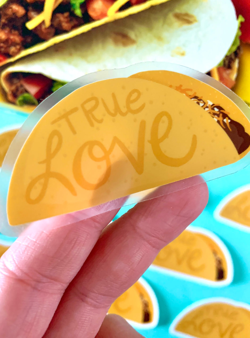 True Love Taco Sticker