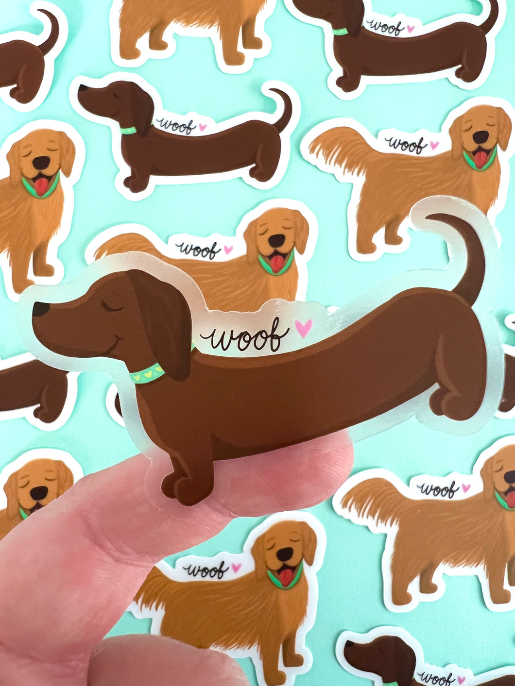 Woof Stickers (options)